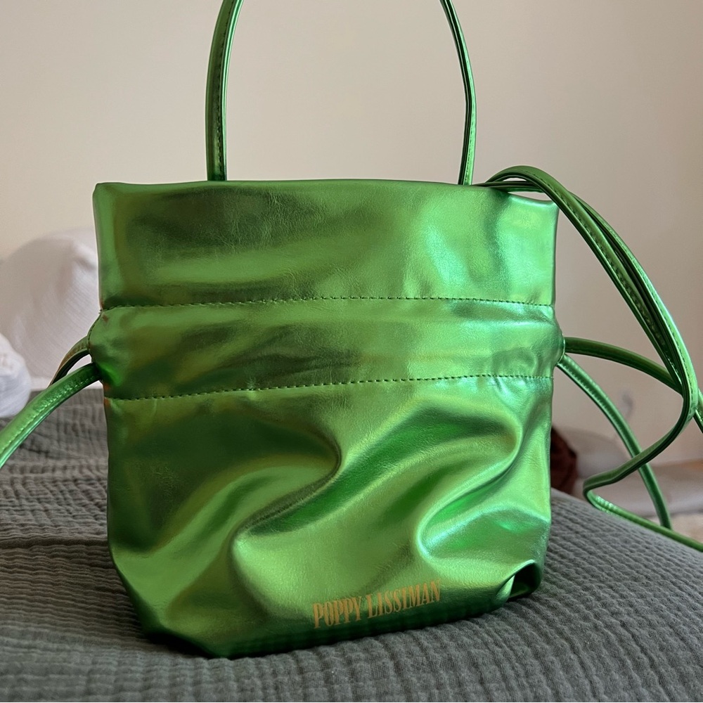 Poppy Lissiman Kenny Bucket Bag in lime green